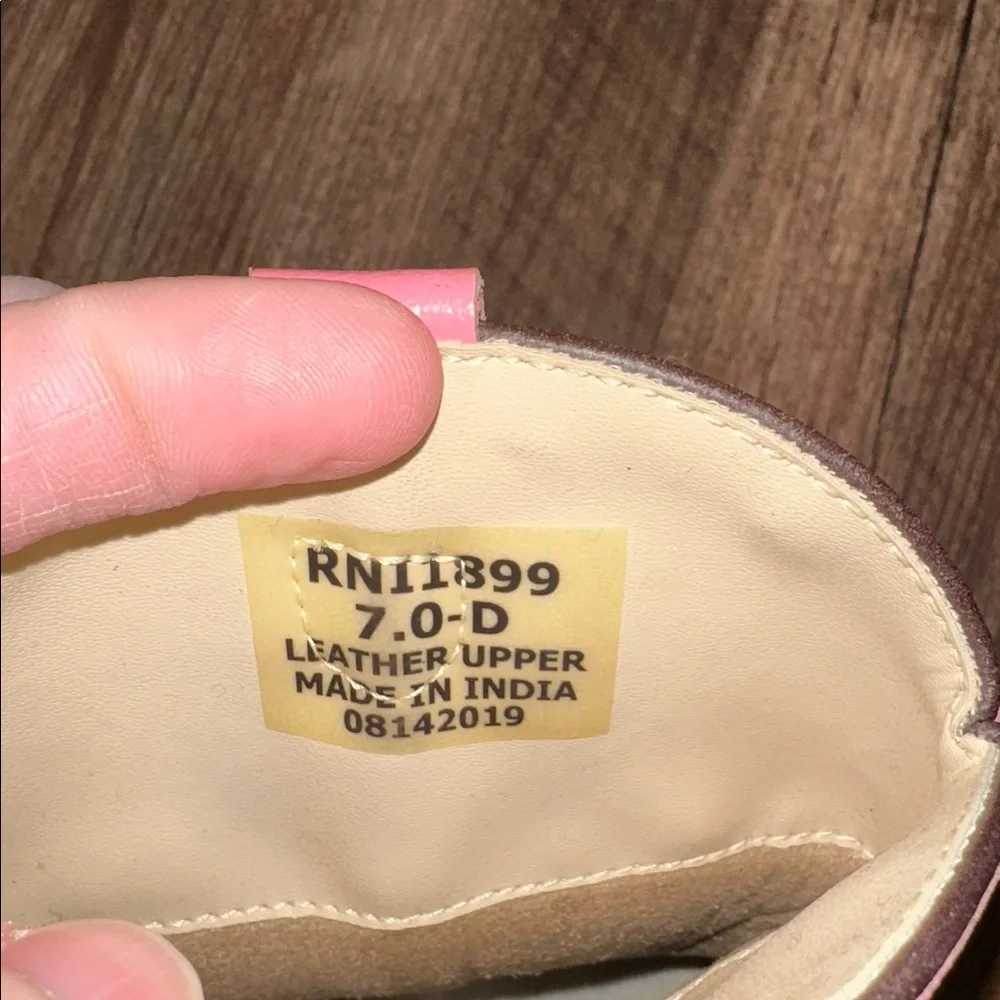 Old West Pink‎ Girls Boots size 7D